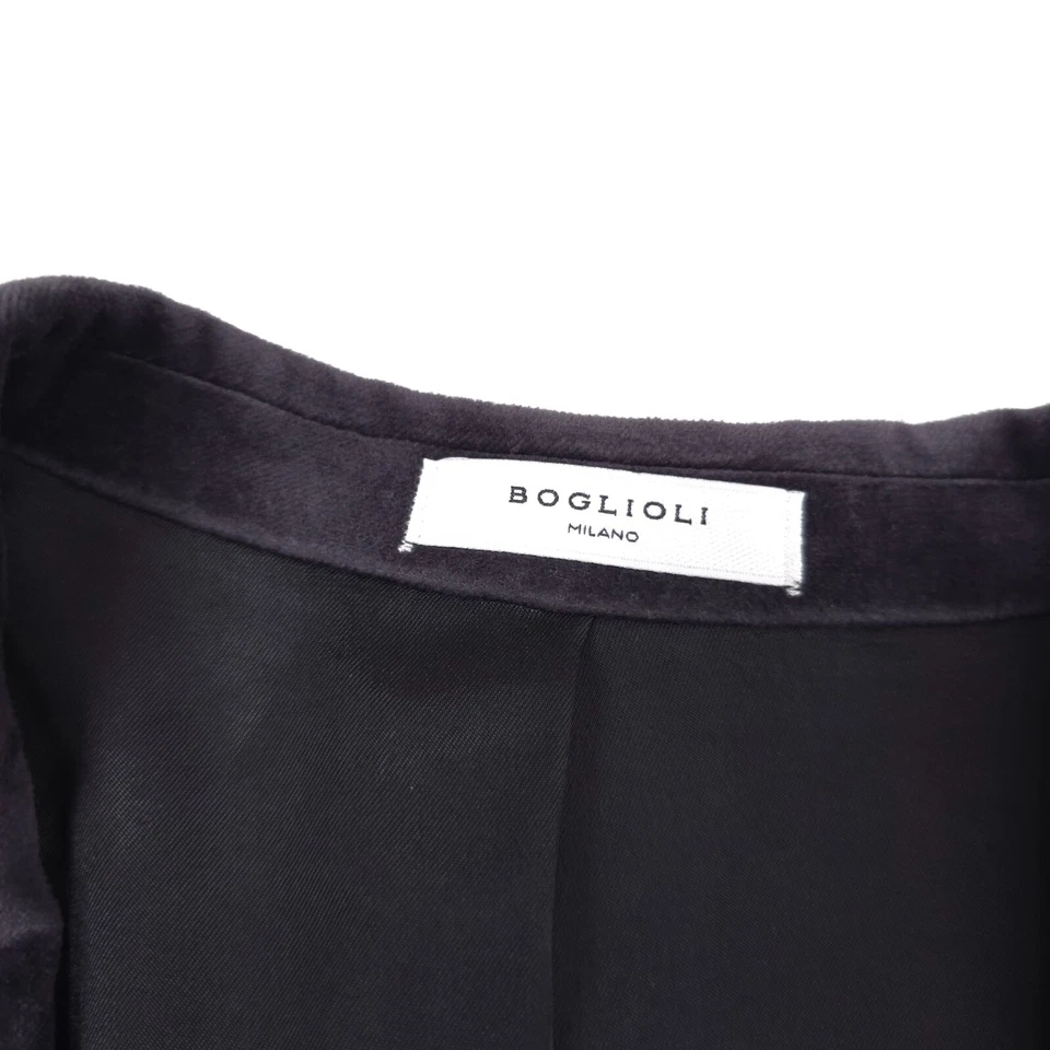 $1695 Boglioli Gris Terciopelo Abrigo Deportivo Blazer Chaqueta Para Hombre Talla 40R (Italia 50R) Foto 4 de 4