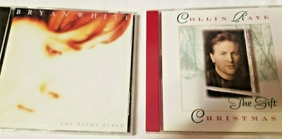 Cd Set Of 2  1 each Ryan White The Right Place Collin Raye  The Gift Christmas