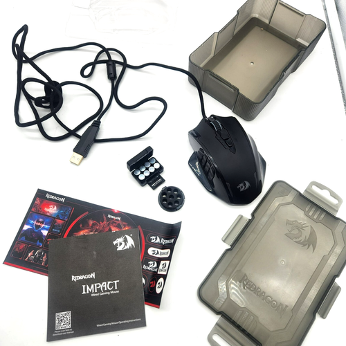 Redragon M908 RGB Wired MMO Gaming Mouse 12400DPI 12-Button Macro USB PC - Picture 3 of 15