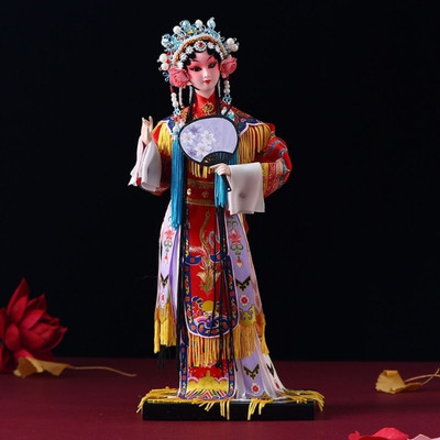 China-Chic Doll Decoration Chinese Peking Opera Character Decoration Doll Gift