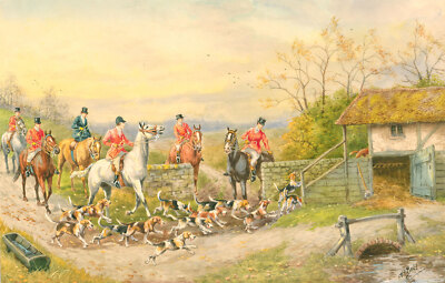 Wilfred Knox (1884-1966)  - Aquarell Aus Dem Frühen 20. Jahrhundert, Über Den...