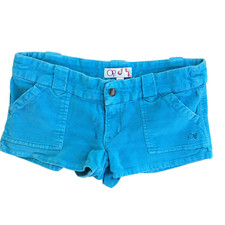 Op Ocean Pacific Vintage Corduroy Board Shorts Womens Blue Sz 5 Blue Stained
