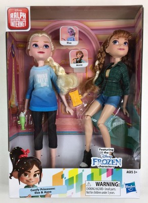 ralph breaks the internet elsa and anna dolls