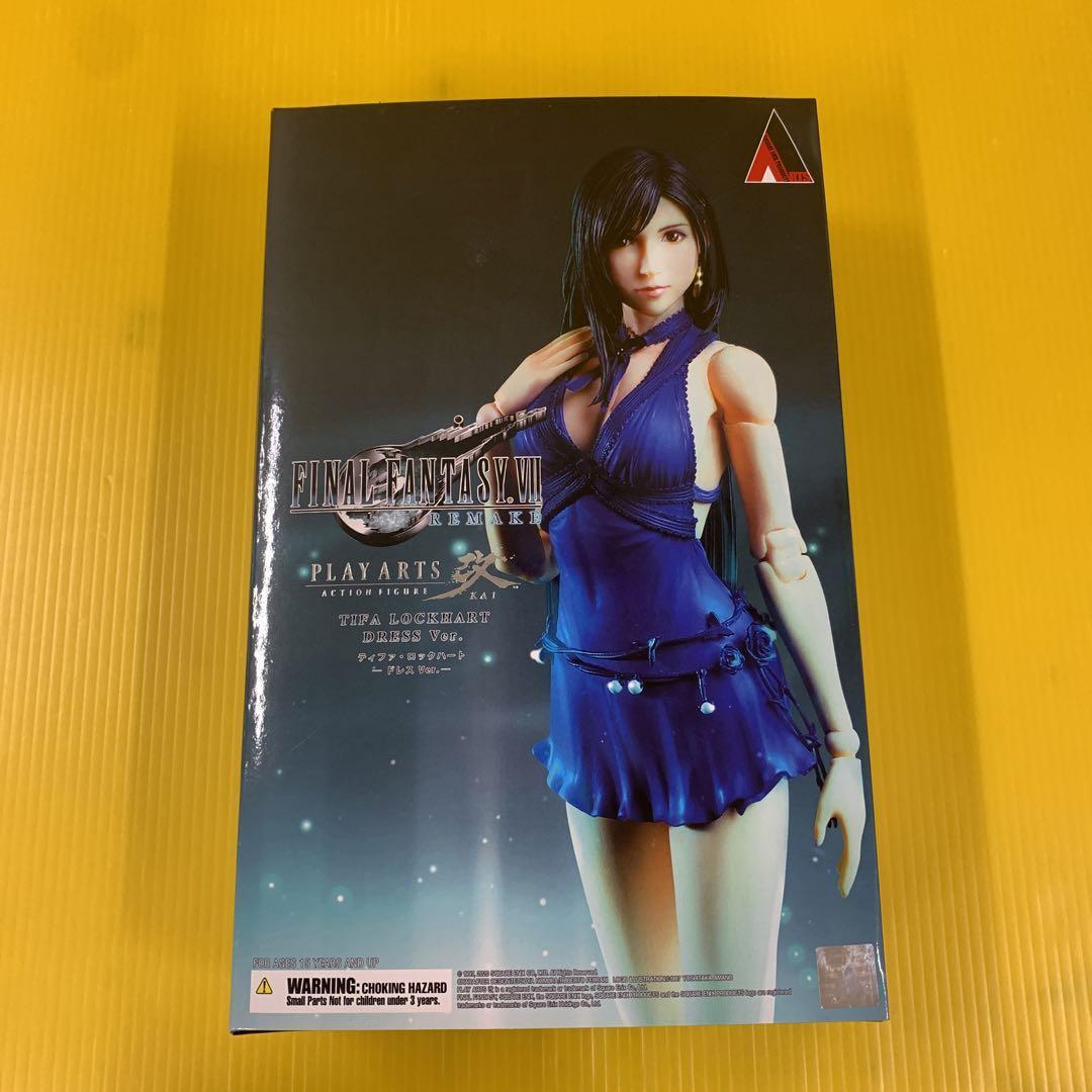 tifa blue dress Square Enix Final Fantasy VII Remake Tifa Lockhart Play Arts Kai Dress  Figure