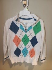 Boys 3T The Children's Place Argyle Half-Zip Sweater