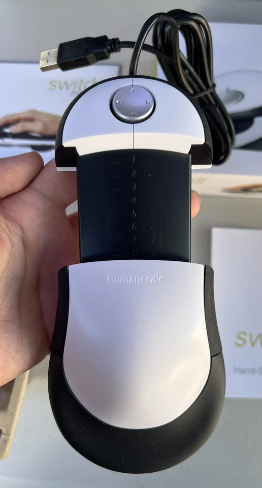 Humanscale Switch Ergonomic Adjustable Computer Mouse New In Factory Package - Image 2 of 4