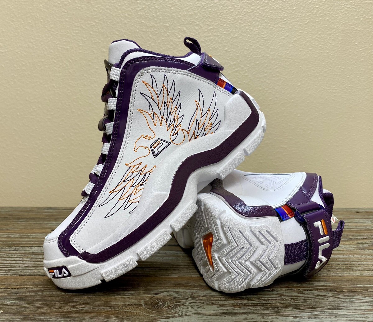 Fila Grant Hill 2 Phoenix White Athletic Basketball Shoes