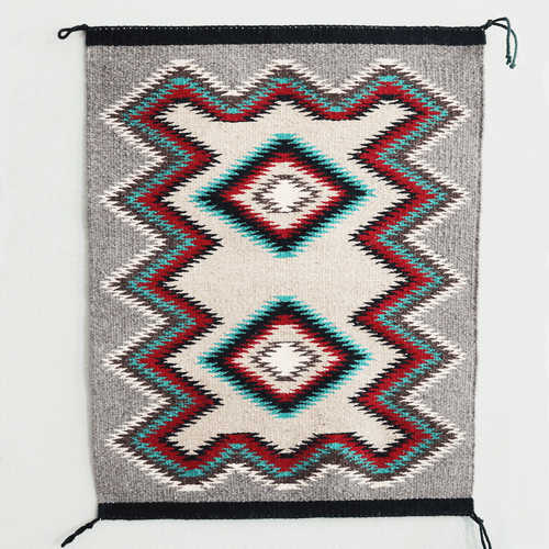 NATIVE AMERICAN NAVAJO EYE DAZZLER RUG BY CLARA JOE NATIVE AMERICAN - 第 1/7 張圖片
