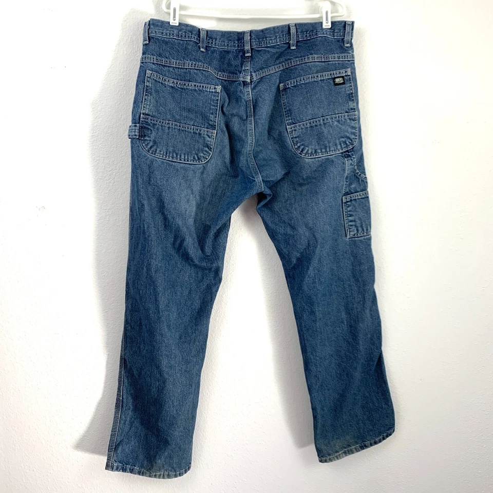 复古 Y2K 钥匙木匠牛仔裤工作服牛仔裤男式 40 x 32 码 — 第 4/4 张图片