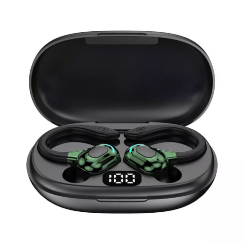 Bluetooth 5.2 Headset Wireless Earbuds Ohrhörer Stereo Kopfhörer Ohrbügel - Bild 27 von 36