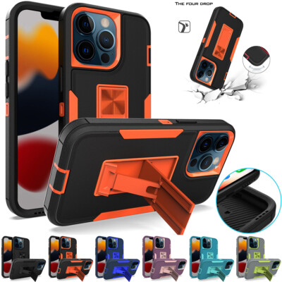 Magnetic Case Shockproof Stand Cover For iPhone 15 14 13 12 11 Pro Max ...