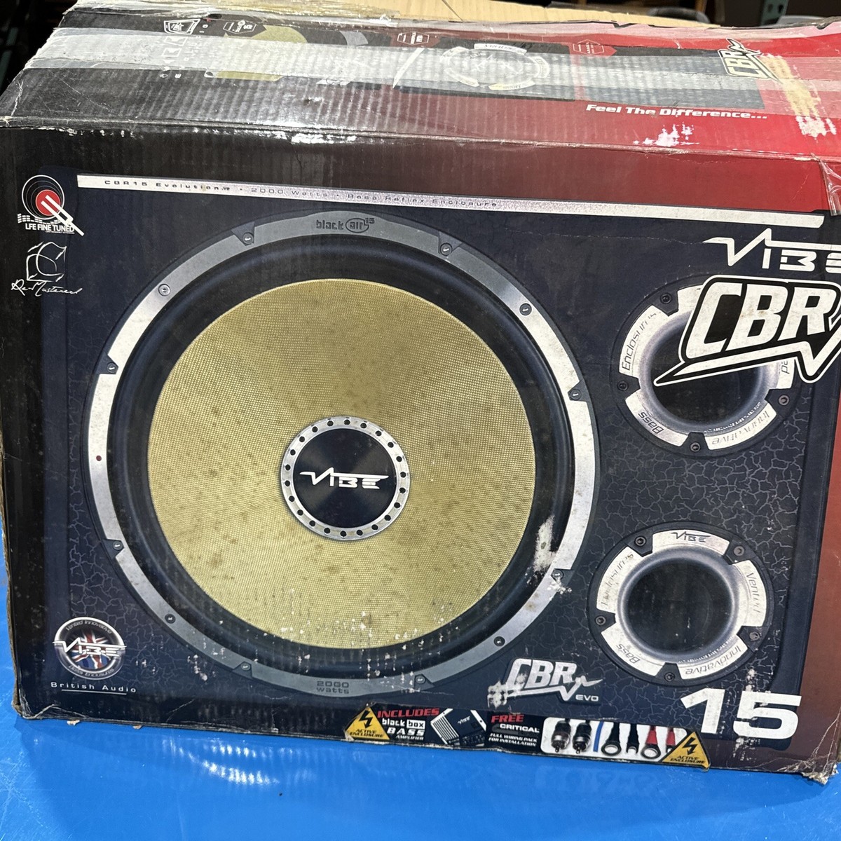 Vibe Car 15 Evolution All In One Subwoofer And Tweeters In Box | eBay