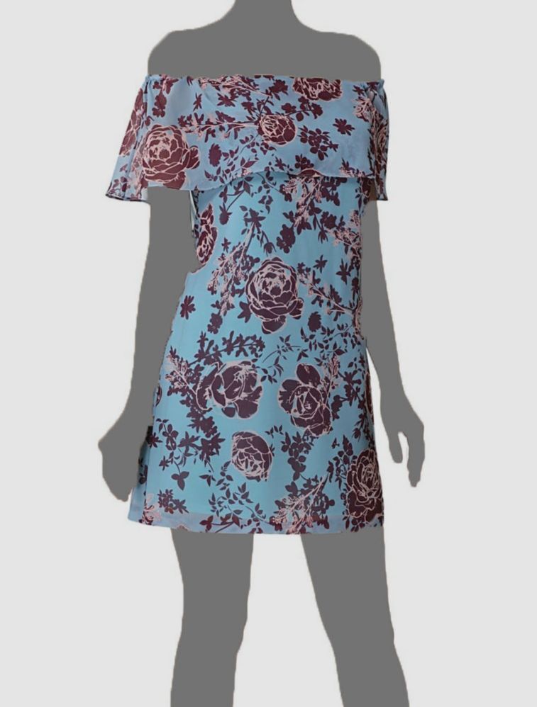 cute short summer dress HTZMO Women Floral Sundress Bow Tie Mini Blue Size:60 Short may-colour-story-1-dress NWT Lulu's zenith Cream Woven Fabric Thickness