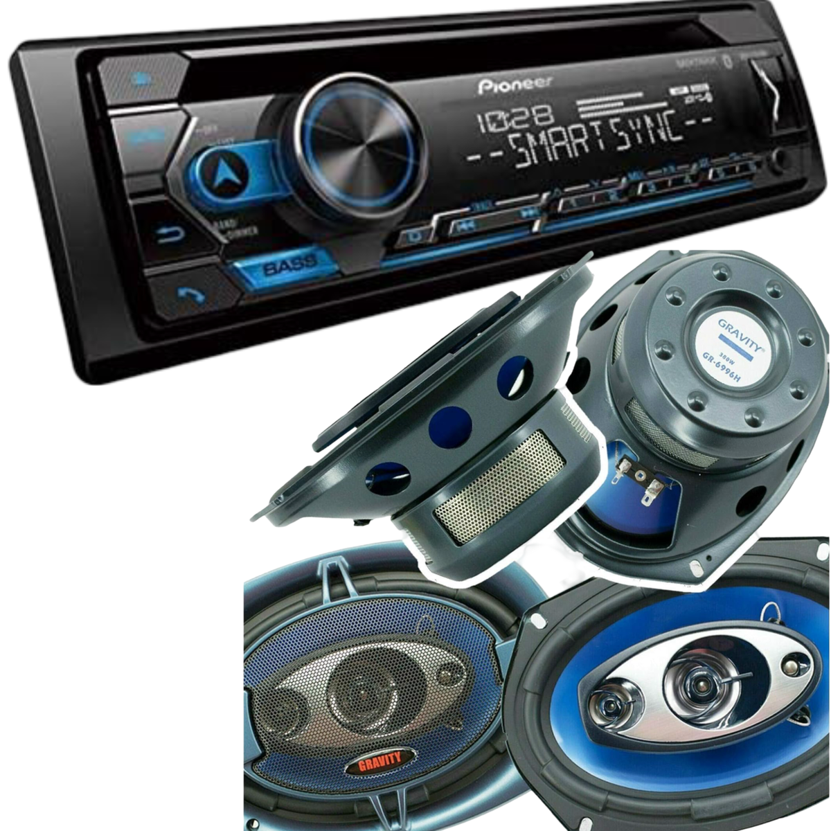 PIONEER 4 CHANNEL STEREO SYSTEM F-300 通電OK ラジオ アンプ