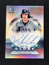 2020 Bowman Chrome Ruben Cardenas Dawn of Glory Refractor Auto /75