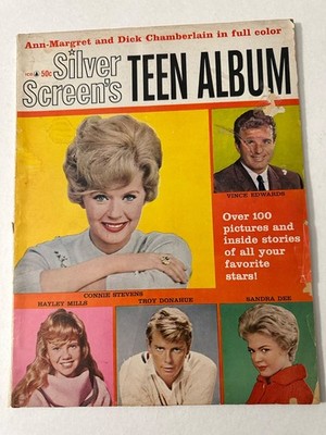 SILVER SCREEN S TEEN ALBUM Magazine  1962 Rare - Over 100 Pictures & Stories!