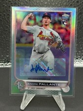 2022 Topps Chrome Update Andre Pallante Rookie Card Refractor Auto
