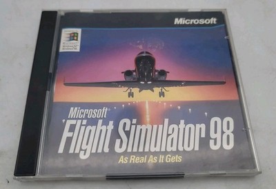 *Read Description* VINTAGE Microsoft Flight Simulator 98 PC Computer Video Game