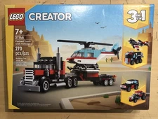 BRAND NEW LEGO CREATOR: Flatbed Truck with Helicopter (31146)