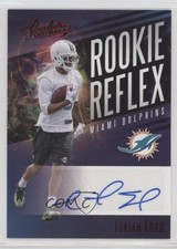 2017 Panini Absolute Rookie Reflex Signatures Red Isaiah Ford #RR-IFD Auto yn4