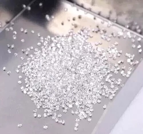 Certified 0.8 mm Round Cut CVD Diamond I Color VVS1 Clarity 90 Pcs Lot - Picture 3 of 8
