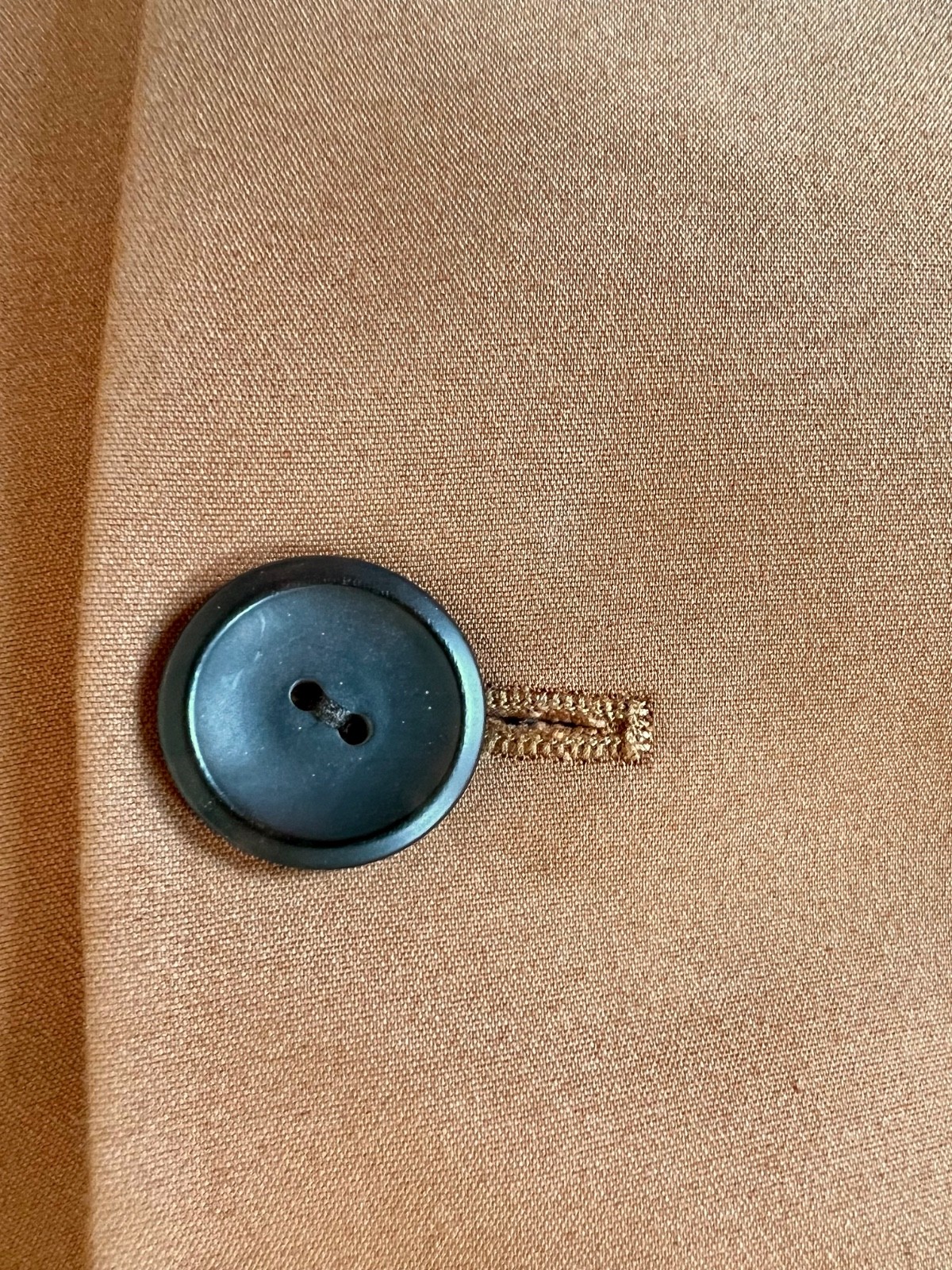 Zara Basic Caramel Brown One Button Welted Pocket… - image 6