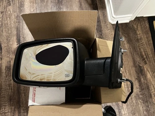 OEM Ram Truck Driver Door Mirror Power Heated Chrome MOPAR 68096199AE