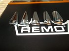 5 TAMA GRANSTAR BASS DRUM LUGS NICE CHROME SUPER CLEAN ! N.R. — photo 2