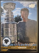2017-18 UPPER DECK DAY WITH THE CUP MARIO LEMIEUX PITTSBURGH PENGUINS # DC27