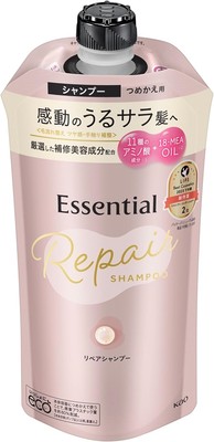 Kao Essential The Beauty Repair Shampoo Refill 340ml Floral Luxe Scent