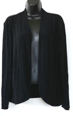 CHICO'S TRAVELERS Clsrlss Jckt Cutaway Fornt 44 In Chst 24 In Lng Sz 3 (XL) EXC