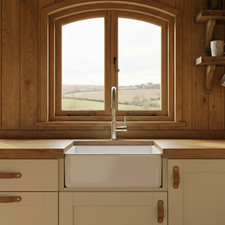 Small Ceramic Belfast Butler Kitchen Sink  Brand New Shepherds Hut Air B&B