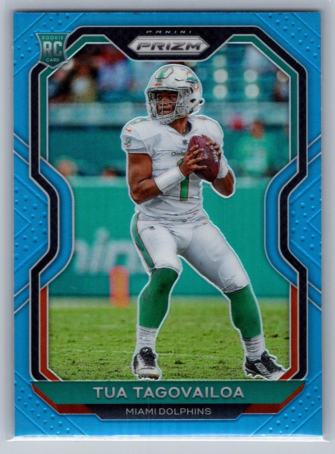 2020 Panini Prizm - Rookie Tua Tagovailoa #339 Light Blue Prizm (RC) - NM-MT