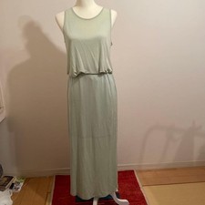 USED ISSEY MIYAKE PERMANENTE PEPPERMINT GREEN SKIRT VERYGOOD