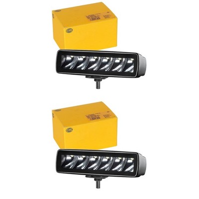 2x HELLA MINI LIGHTBAR LED Fernscheinwerfer Zusatzscheinwerfer 1600lm 12V / 24V