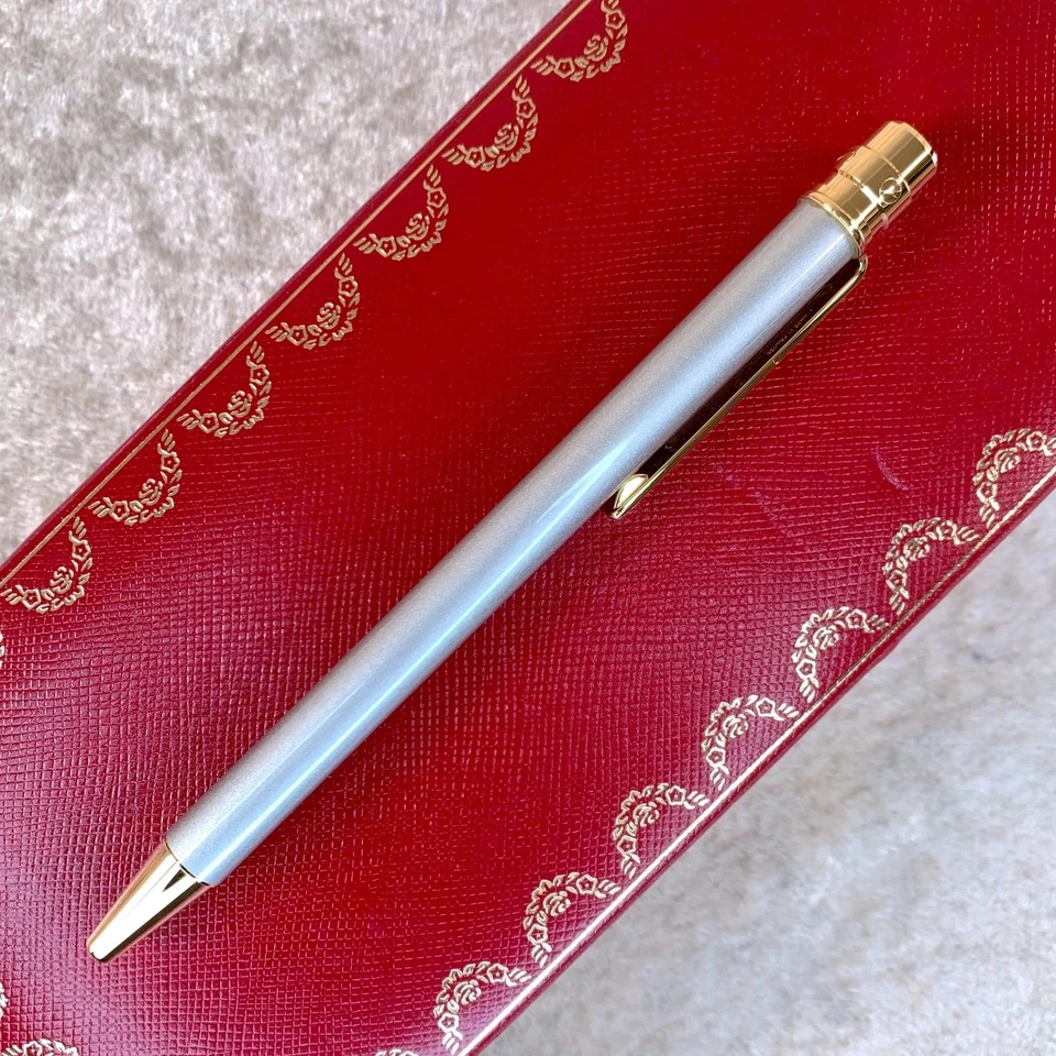 Santos DE CARTIER Santos Acero Laca Oro 18k Acabado Detalles con Estuche Foto 3 de 4