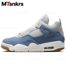 JORDAN 4 Retro Tex Denim Worn Blue Women's - IB6716-100 MT