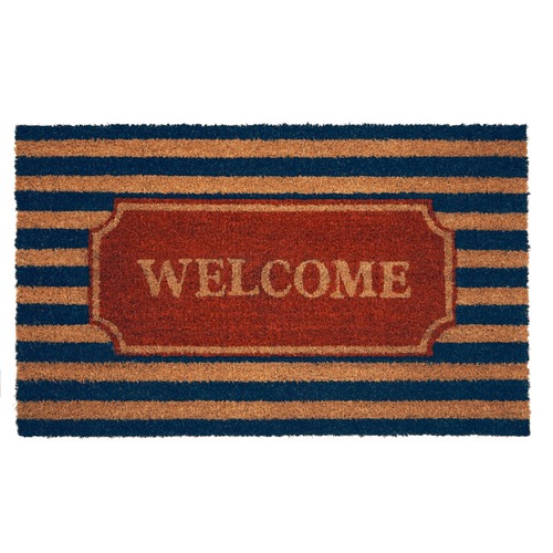 Achim Welcome Aboard Printed Coir Door Mat 18x30 Multi 18x30 - Picture 2 of 4