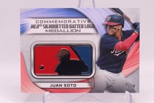 2022 Topps Series 1 - MLB Logo Medallion Commemorative Relics #MLBL-JS Juan Soto