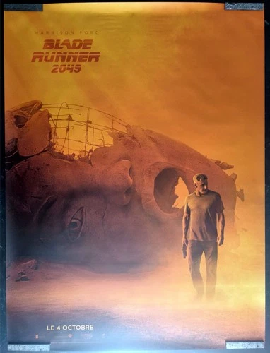 BLADE RUNNER 2049 Harrison Ford Teaser ORIGINAL french 47x63 rolled movie poster