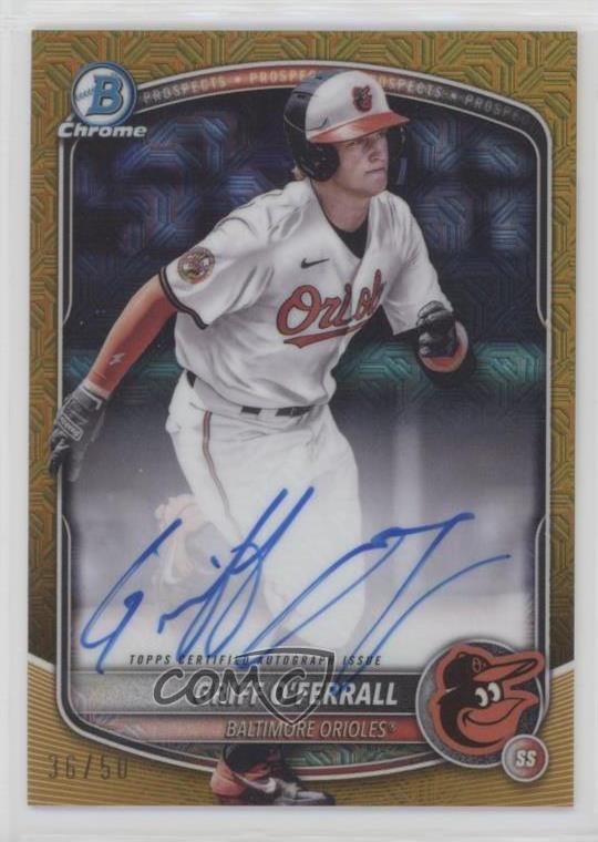 2025 Bowman Gold Mojo Refractor 36/50 Griff O’Ferrall O'Ferrall #BMA-GO Auto lz7