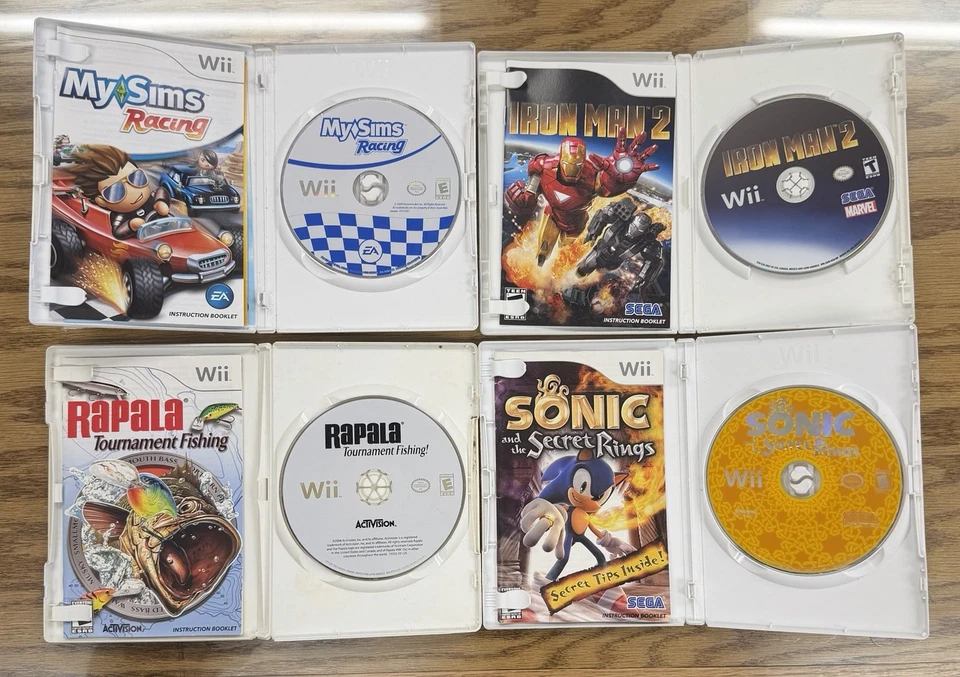 Lot Wii Games, Tested - Sonic Secret Rings, Iron Man, Kart Racing, Just Dance + - Image 4 of 4