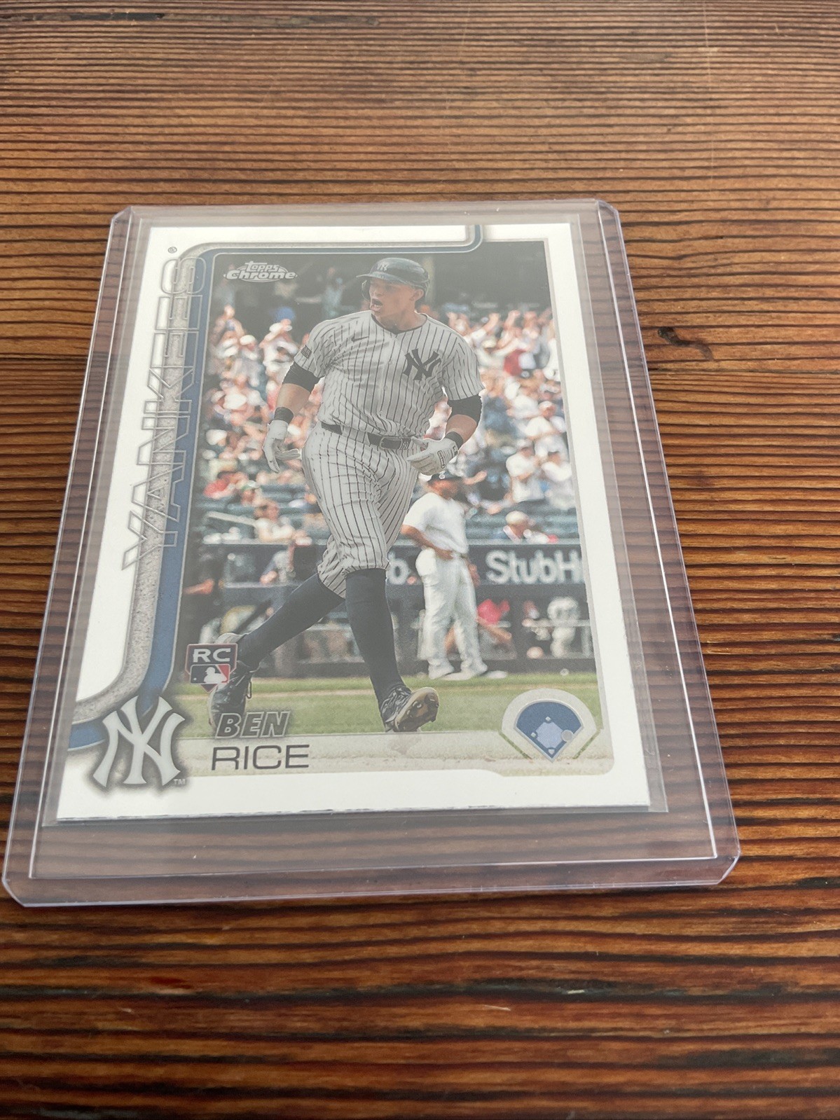 2025 Topps Chrome Ben Rice RC #139 Yankees