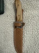 Leather knife sheath & Knife