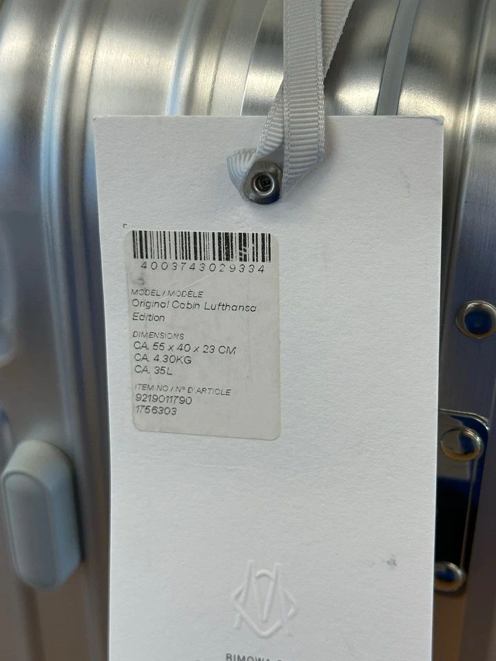 Rimowa Original Cabin Lufthansa (SOLD OUT!) 36L - Made in Germany - NEU - Bild 4 von 4