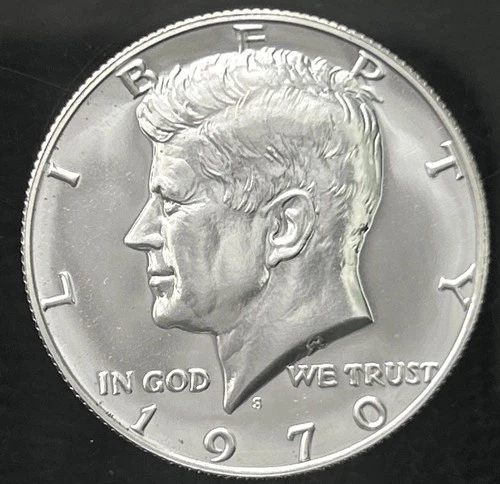 1970-S Kennedy Half Dollar Direct From Proof Set - 40% Silver!