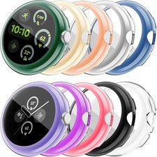 10PCS Watch Case  Screen Protector for Google Pixel Watch 41mm Scratch Resistan