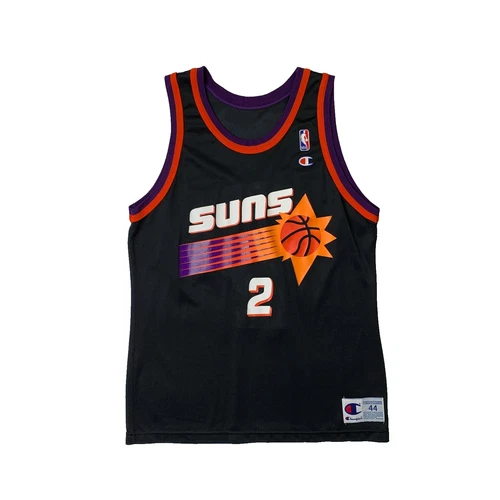 Vintage Phoenix Suns Jersey Mens 44 Elliot Perry #2 Champion NBA Made USA