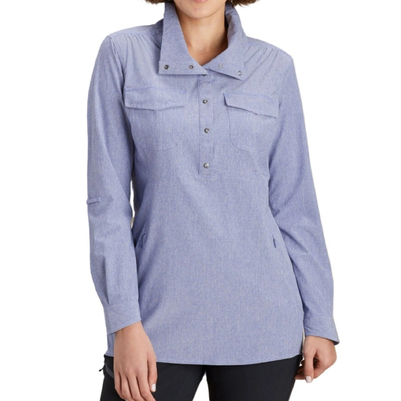 NWT Duluth Trading Co Women's Sol Survivor Sun Protection Tunic Shirt Large