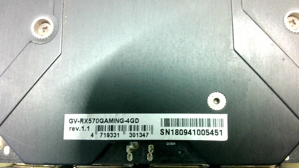 GIGABYTE Radeon RX 570 4GB Gaming 4G GDDR5 Graphics Card (GV-RX570GAMING-4GD - Image 3 of 4